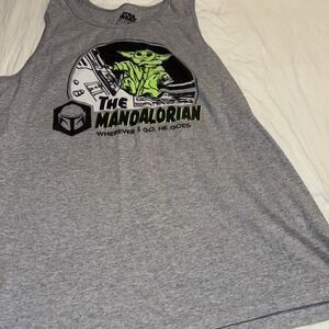 Star Ward Men's Mandalorian Tank Top Size Large